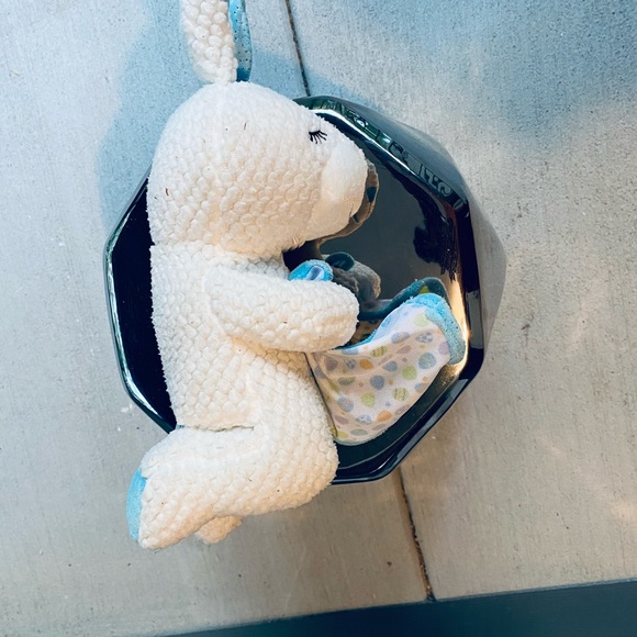 Kneeling Praying Bunny Rabbit Plush Toy - Picture 3 of 6